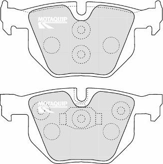 Motaquip LVXL1167 - Brake Pad Set, disc brake autospares.lv