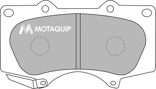 Motaquip LVXL1106 - Brake Pad Set, disc brake autospares.lv