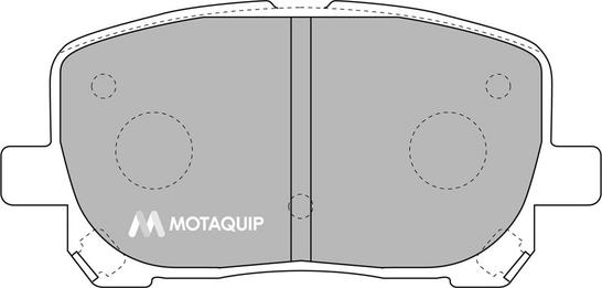 Motaquip LVXL1103 - Brake Pad Set, disc brake autospares.lv