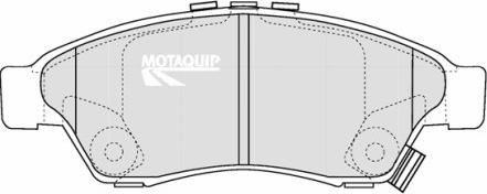 Motaquip LVXL1102 - Brake Pad Set, disc brake autospares.lv