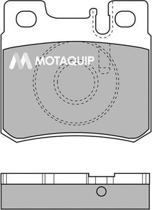 Motaquip LVXL110 - Brake Pad Set, disc brake autospares.lv