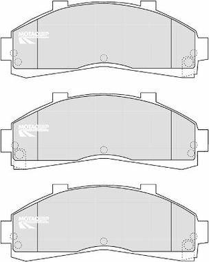 Motaquip LVXL1183 - Brake Pad Set, disc brake autospares.lv