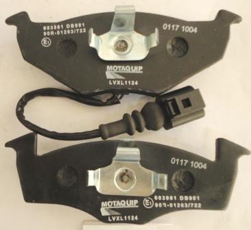 Motaquip LVXL1124 - Brake Pad Set, disc brake autospares.lv