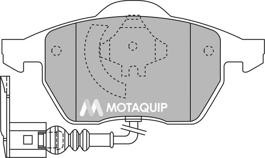 Motaquip LVXL1125 - Brake Pad Set, disc brake autospares.lv
