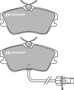 Motaquip LVXL1128 - Brake Pad Set, disc brake autospares.lv