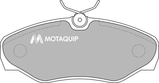 Motaquip LVXL1122 - Brake Pad Set, disc brake autospares.lv