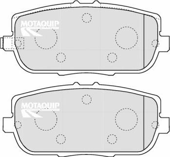 Motaquip LVXL1174 - Brake Pad Set, disc brake autospares.lv