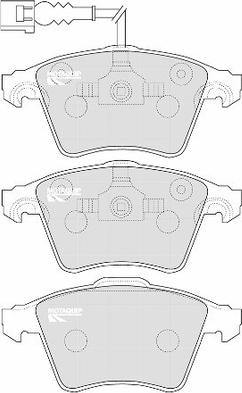 Motaquip LVXL1170 - Brake Pad Set, disc brake autospares.lv