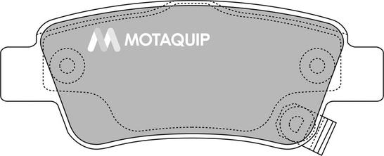 Motaquip LVXL1399 - Brake Pad Set, disc brake autospares.lv