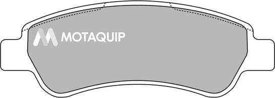 Motaquip LVXL1341 - Brake Pad Set, disc brake autospares.lv