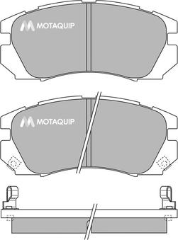 Motaquip LVXL134 - Brake Pad Set, disc brake autospares.lv