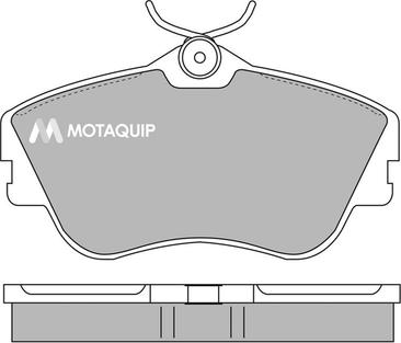 Motaquip LVXL135 - Brake Pad Set, disc brake autospares.lv