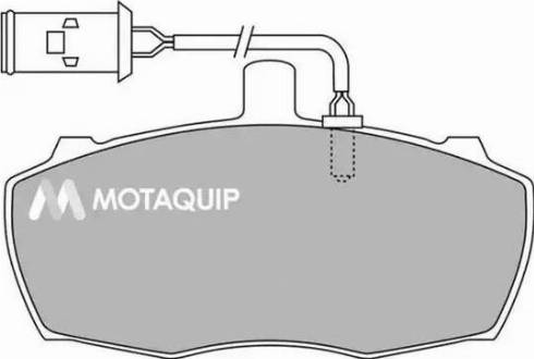 Motaquip LVXL1369 - Brake Pad Set, disc brake autospares.lv