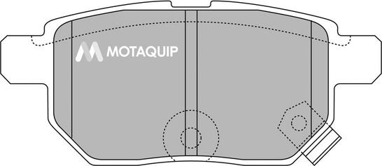 Motaquip LVXL1363 - Brake Pad Set, disc brake autospares.lv