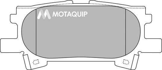 Motaquip LVXL1367 - Brake Pad Set, disc brake autospares.lv