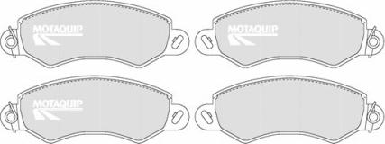 Motaquip LVXL1305 - Brake Pad Set, disc brake autospares.lv