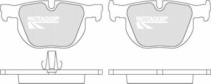 Motaquip LVXL1308 - Brake Pad Set, disc brake autospares.lv
