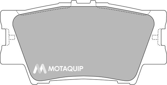 Motaquip LVXL1307 - Brake Pad Set, disc brake autospares.lv