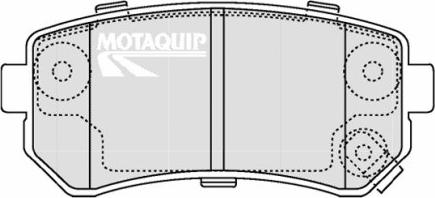 Motaquip LVXL1310 - Brake Pad Set, disc brake autospares.lv