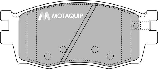 Motaquip LVXL1311 - Brake Pad Set, disc brake autospares.lv