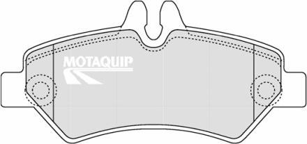 Motaquip LVXL1312 - Brake Pad Set, disc brake autospares.lv