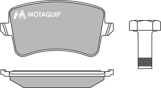 Motaquip LVXL1387 - Brake Pad Set, disc brake autospares.lv