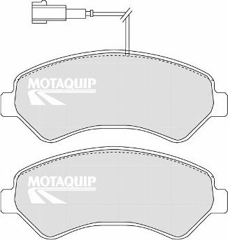 Motaquip LVXL1339 - Brake Pad Set, disc brake autospares.lv