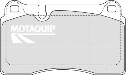 Motaquip LVXL1334 - Brake Pad Set, disc brake autospares.lv