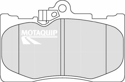 Motaquip LVXL1335 - Brake Pad Set, disc brake autospares.lv