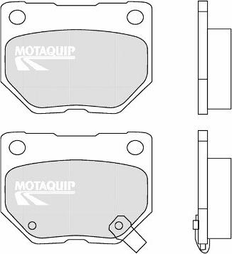 Motaquip LVXL1324 - Brake Pad Set, disc brake autospares.lv