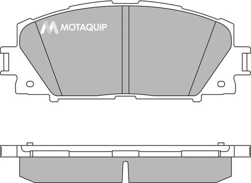 Motaquip LVXL1325 - Brake Pad Set, disc brake autospares.lv