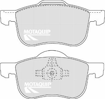 Motaquip LVXL1326 - Brake Pad Set, disc brake autospares.lv