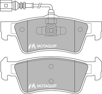 Motaquip LVXL1375 - Brake Pad Set, disc brake autospares.lv