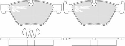 Motaquip LVXL1291 - Brake Pad Set, disc brake autospares.lv