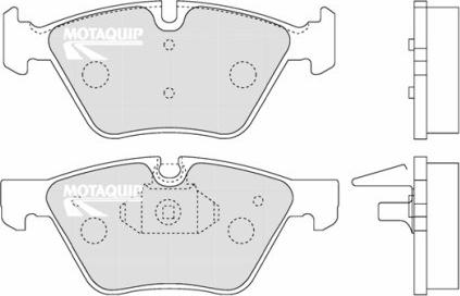 Motaquip LVXL1292 - Brake Pad Set, disc brake autospares.lv