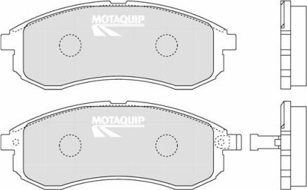 Motaquip LVXL1241 - Brake Pad Set, disc brake autospares.lv