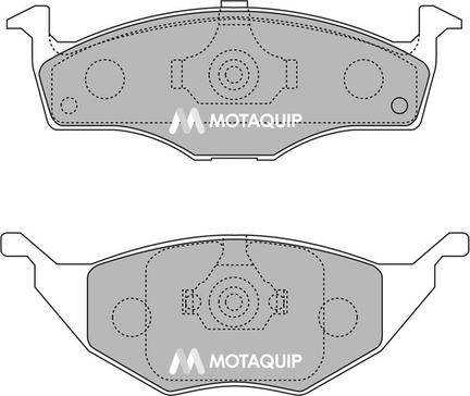 Motaquip LVXL1253 - Brake Pad Set, disc brake autospares.lv