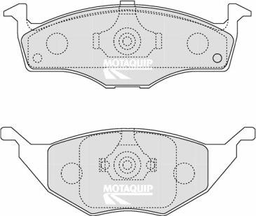 Motaquip LVXL1253 - Brake Pad Set, disc brake autospares.lv