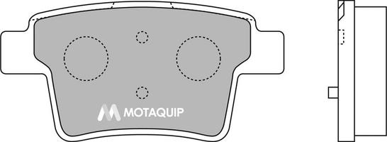 Motaquip LVXL1261 - Brake Pad Set, disc brake autospares.lv