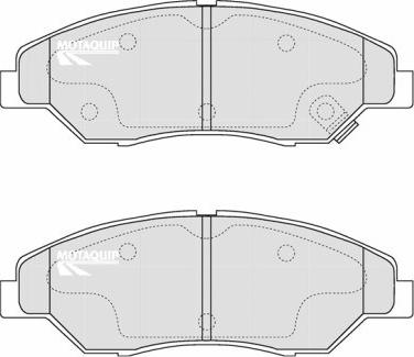 Motaquip LVXL1204 - Brake Pad Set, disc brake autospares.lv