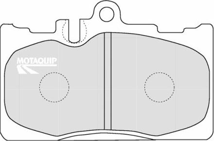 Motaquip LVXL1205 - Brake Pad Set, disc brake autospares.lv