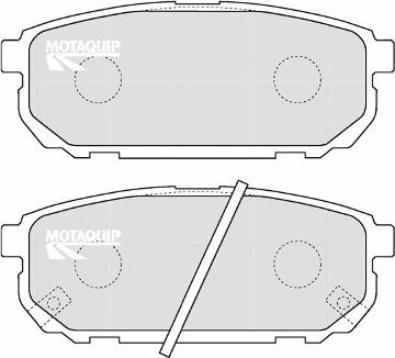 Motaquip LVXL1202 - Brake Pad Set, disc brake autospares.lv