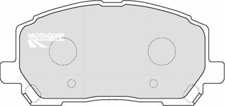 Motaquip LVXL1207 - Brake Pad Set, disc brake autospares.lv