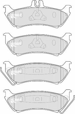 Motaquip LVXL1215 - Brake Pad Set, disc brake autospares.lv