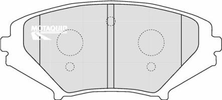 Motaquip LVXL1211 - Brake Pad Set, disc brake autospares.lv