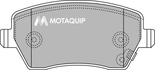 Motaquip LVXL1281 - Brake Pad Set, disc brake autospares.lv