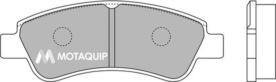 Motaquip LVXL1288 - Brake Pad Set, disc brake autospares.lv