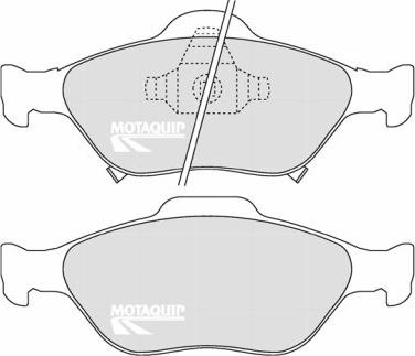 Motaquip LVXL1282 - Brake Pad Set, disc brake autospares.lv