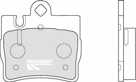 Motaquip LVXL1235 - Brake Pad Set, disc brake autospares.lv