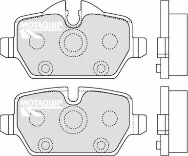 Motaquip LVXL1278 - Brake Pad Set, disc brake autospares.lv